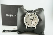 Load image into Gallery viewer, New Men&#39;s Kenneth Cole KC1934 Dress Sport Multifunction Black Leather Watch $165
