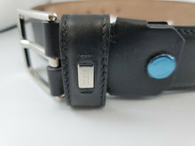 Load image into Gallery viewer, New Bally Doylle Men&#39;s 6214932 Black Leather 110cm Belt MSRP $340
