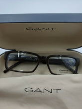 Load image into Gallery viewer, GANT G Bendels Brown  Eyeglasses Frame Rectangle 53-15-140 Case &amp; Cloth
