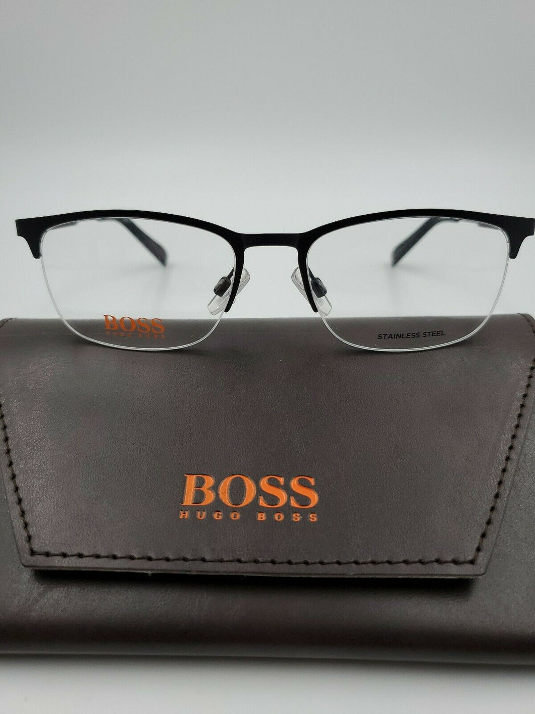 NEW HUGO BOSS ORANGE Eyeglasses BO 0308 003 Black 53-18-140 UNISEX FRAMES