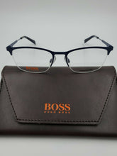 Load image into Gallery viewer, NEW HUGO BOSS ORANGE Eyeglasses BO 0308 RCT MATT BLUE 53-18-140 UNISEX FRAMES
