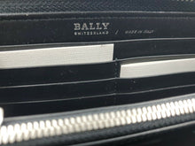 Load image into Gallery viewer, Bally Selen Men&#39;s 6219458 Zip Around Black Calf Leather Wallet MSRP $620
