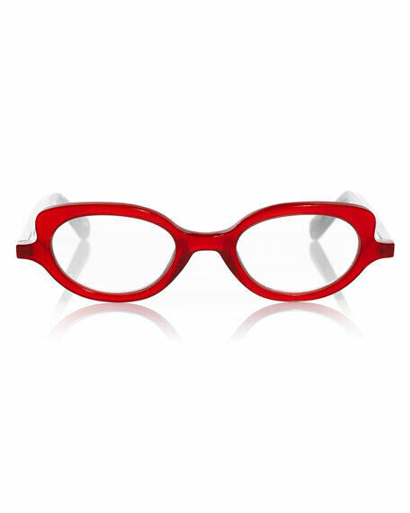 NEW Eyebobs Peep Show 2289  Readers +2.25 Reading Glasses Red/White Peal W/Case