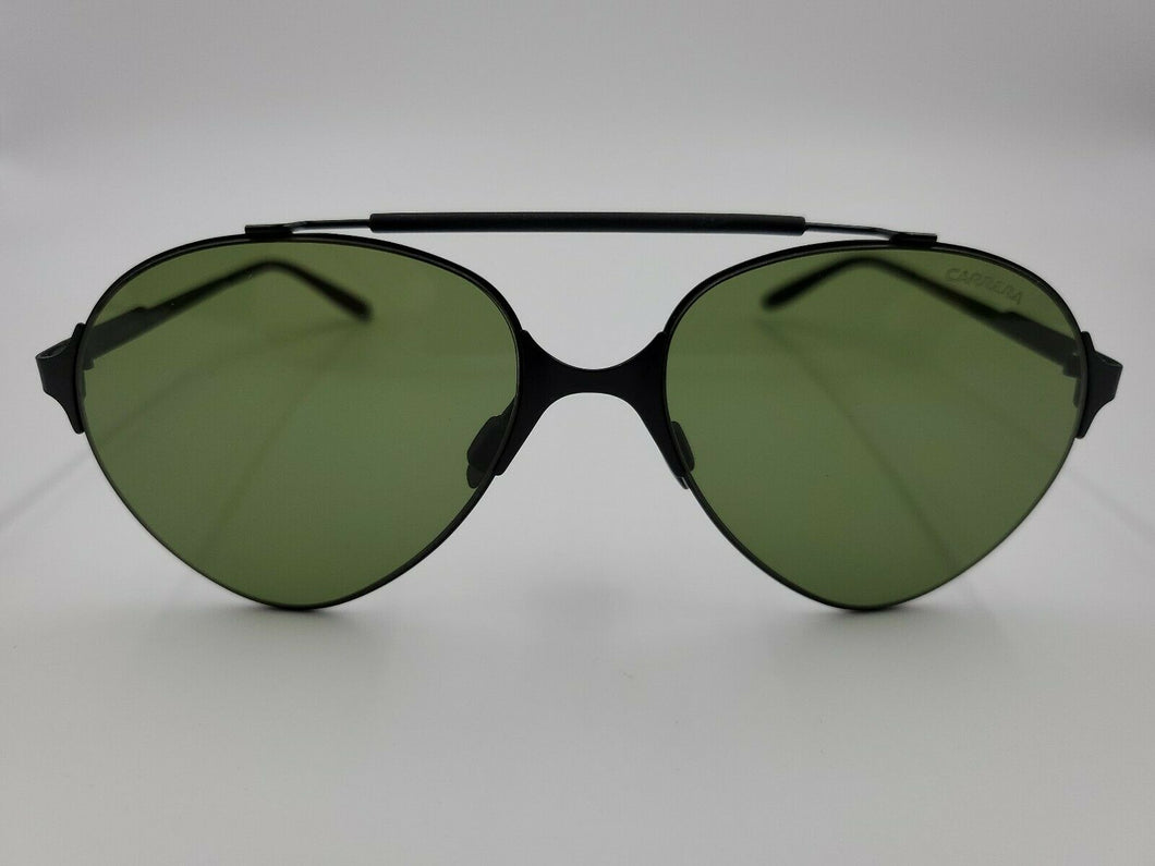 NEW Carrera 124S 003DJ Black Aviator Sunglasses 124/S UNISEX W/ CASE MSRP $169