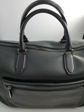 Load image into Gallery viewer, New Bally Colyn Women&#39;s Weekender Black Leather Travel Bag MSRP $2000

