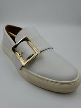 Load image into Gallery viewer, Bally Heska 07 Women&#39;s 6217886 White Calf Leather Slip On Sneakers US 6.5 MSRP $550
