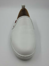 Load image into Gallery viewer, New Bally Women&#39;s Henrika White Calf Leather Slip On Sneakers Italy US 4.5 MSRP $450
