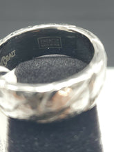 Load image into Gallery viewer, NEW Scott Kay Troy Men&#39;s Band 8mm Hammered Twist Cobalt Ring SK-G131BC8 SIZE 10
