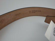 Load image into Gallery viewer, New Bally Doylle Men&#39;s 6214932 Black Leather 110cm Belt MSRP $340

