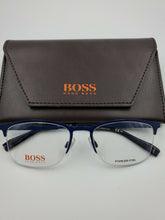 Load image into Gallery viewer, NEW HUGO BOSS ORANGE Eyeglasses BO 0308 RCT MATT BLUE 53-18-140 UNISEX FRAMES
