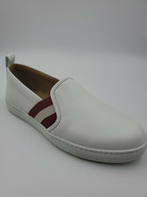 Load image into Gallery viewer, New Bally Women&#39;s Henrika White Calf Leather Slip On Sneakers Italy US 4.5 MSRP $450
