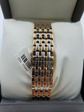 Load image into Gallery viewer, New Mens Rotary GB90080 Watch Swiss Quartz Two Tone Rose Gold MSRP $445
