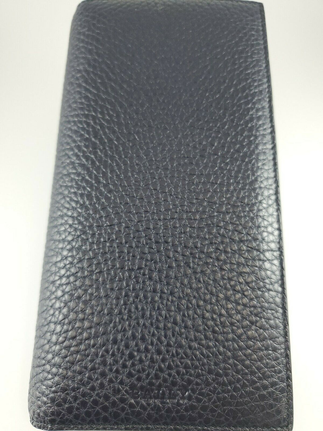 NEW Bally Straddok Men's 6208054 Continental Navy Calf Grained Leather Wallet MSRP $480