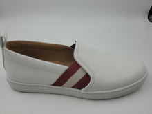 Load image into Gallery viewer, New Bally Women&#39;s Henrika White Calf Leather Slip On Sneakers Italy US 4.5 MSRP $450
