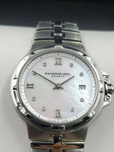 Load image into Gallery viewer, New Raymond Weil Women&#39;s Parsifal MOP Diamond Silver Watch 5180-ST-00995   $1550
