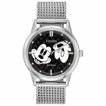 Load image into Gallery viewer, NEW Citizen Mickey Mouse Unisex FE7060-56W Black Dial 40mm Watch MSRP $325
