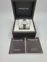 Load image into Gallery viewer, New Raymond Weil Women&#39;s Parsifal MOP Diamond Silver Watch 5180-ST-00995   $1550
