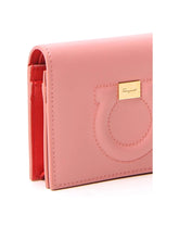 Load image into Gallery viewer, NEW SALVATORE FERRAGAMO Gancini Women&#39;s 724147 Rose/Coral Small Wallet MSRP $395
