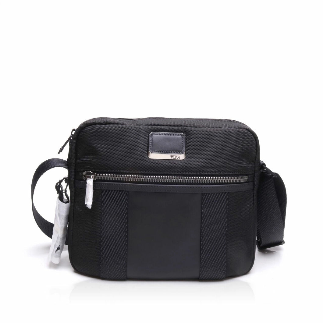 NEW TUMI Alpha Bravo Men's Stewart Black Crossbody Bag MSRP $350