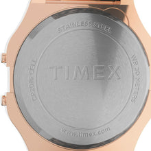 Load image into Gallery viewer, NEW TIMEX Unisex T80 Classic Gold Band Blue Face TW2U93600 Watch MSRP $109
