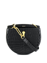 Load image into Gallery viewer, NEW Bally Cecyle Women&#39;s 6225207 Black Leather Crossbody Bag MSRP $1350
