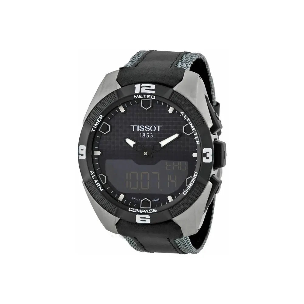 NEW Tissot T-Touch Expert Men's Black Dial Strap Watch T0914204605101 MSRP $1150