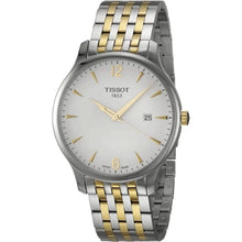 Load image into Gallery viewer, NEW Tissot Tradition Men&#39;s Silver Dial Bracelet Watch T0636102203700 MSRP $450
