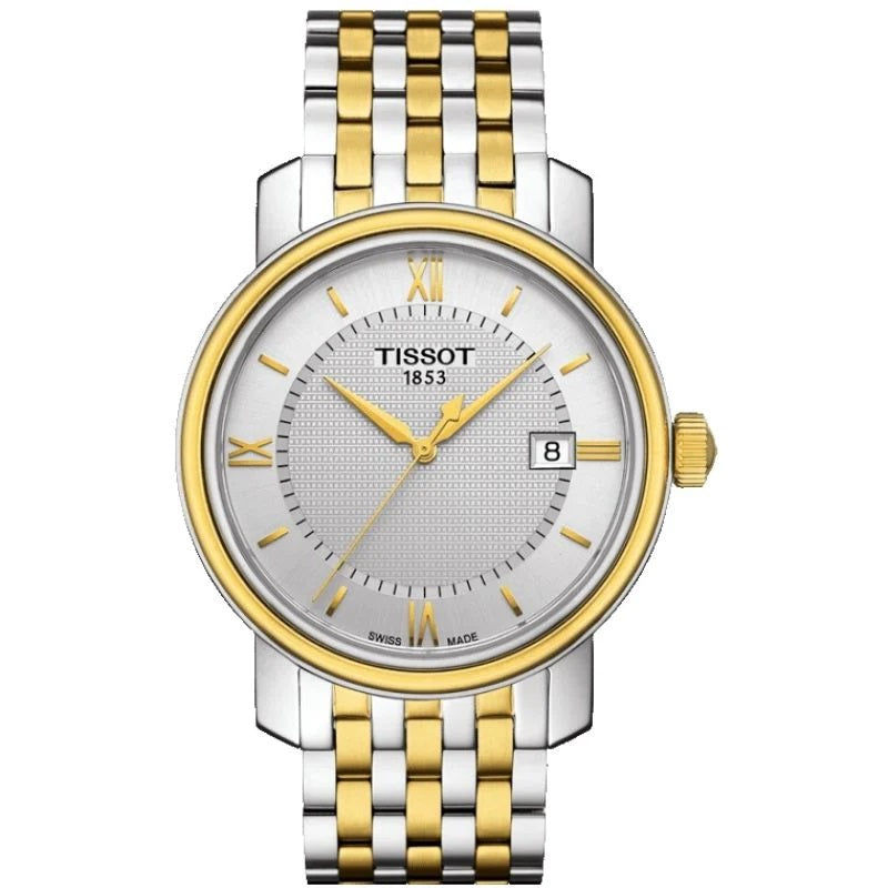 NEW Tissot Bridgeport Men's Silver Dial Bracelet Watch T0974102203800 MSRP $495