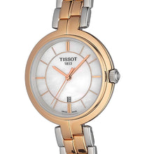 Load image into Gallery viewer, NEW Tissot Flamingo Women&#39;s White MOP Dial Bracelet Watch T0942102211100 $425

