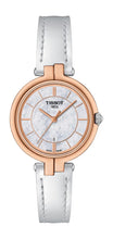 Load image into Gallery viewer, NEW Tissot Flamingo Women&#39;s White MOP Dial Strap Watch T0942102611101 MSRP $360
