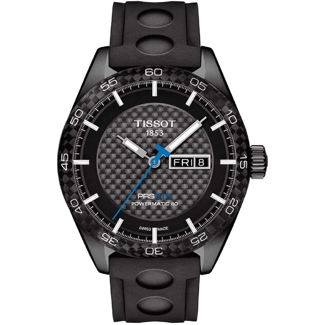 NEW Tissot PRS 516 Powermatic 80 Men's Black Dial Watch T1004303720100 MSRP $825