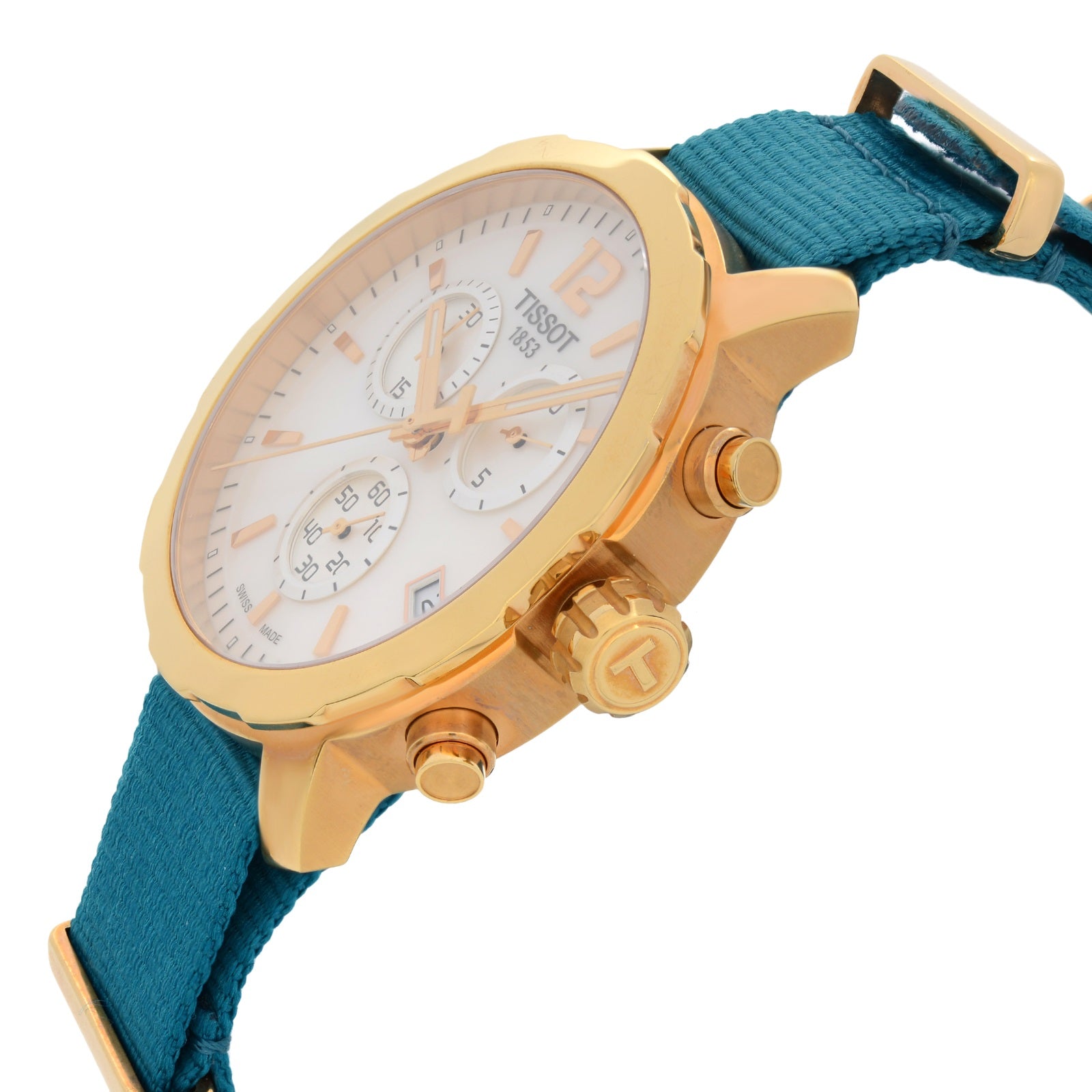 NEW Tissot Quickster Chronograph Men s White Dial Watch T0954173711701 AuthenticDeals
