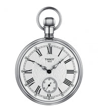 Load image into Gallery viewer, NEW Tissot Lepine Mechanical Men&#39;s Silver Dial Pocket Watch T8614059903300
