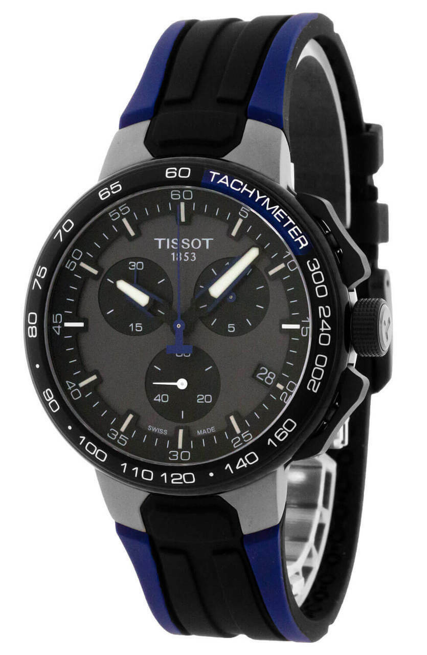 NEW Tissot T-Race Cycling Chronograph Men's Black Dial Watch T1114173744106