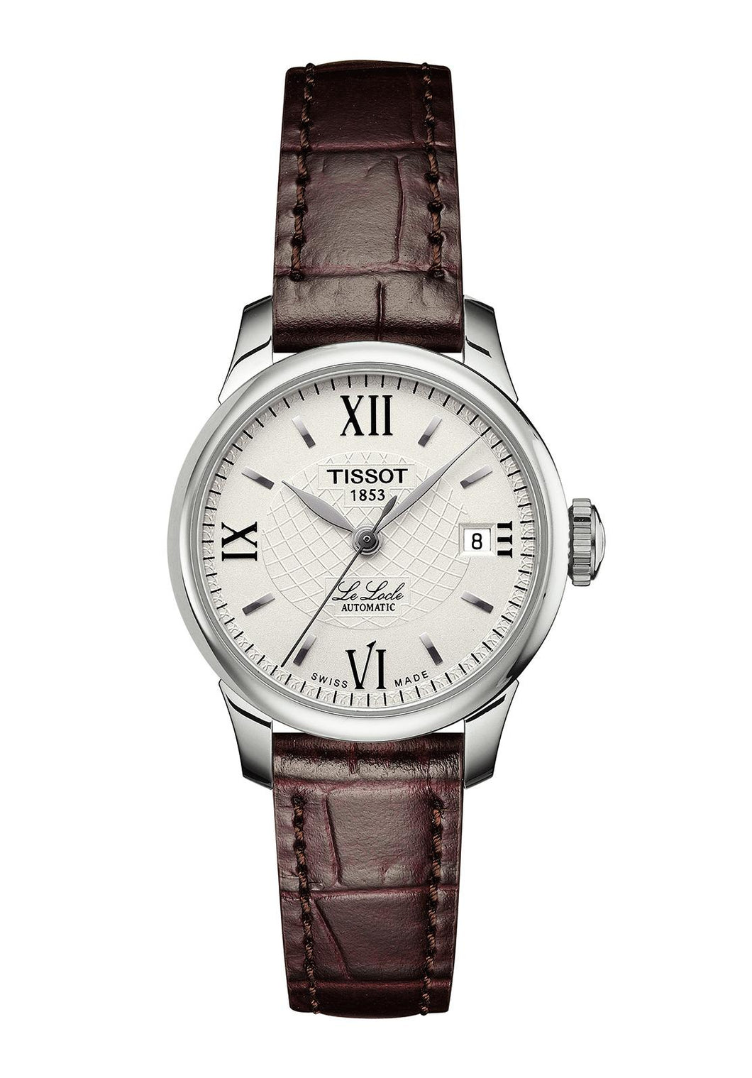 NEW Tissot Le Locle Automatic Lady Women's Silver Dial Strap Watch T41111377