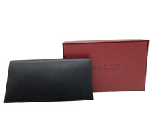 Load image into Gallery viewer, NEW Bally Mialiro Men&#39;s 6227973 Black Leather Embossed Wallet MSRP $480
