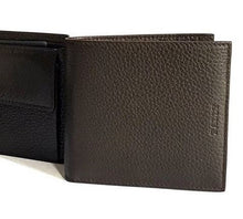 Load image into Gallery viewer, NEW Bally Myie Men&#39;s 6230911 Coffee Grained Leather Wallet MSRP $175
