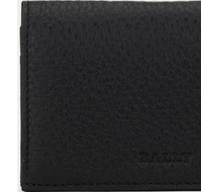 Load image into Gallery viewer, NEW Bally Meryt Men&#39;s 6230901 Black Leather Card Holder Wallet MSRP $125
