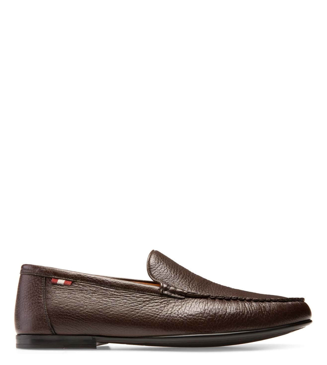 NEW Bally Craxon Men's 6231423 Coffee Leather Loafers US 6 MSRP $560