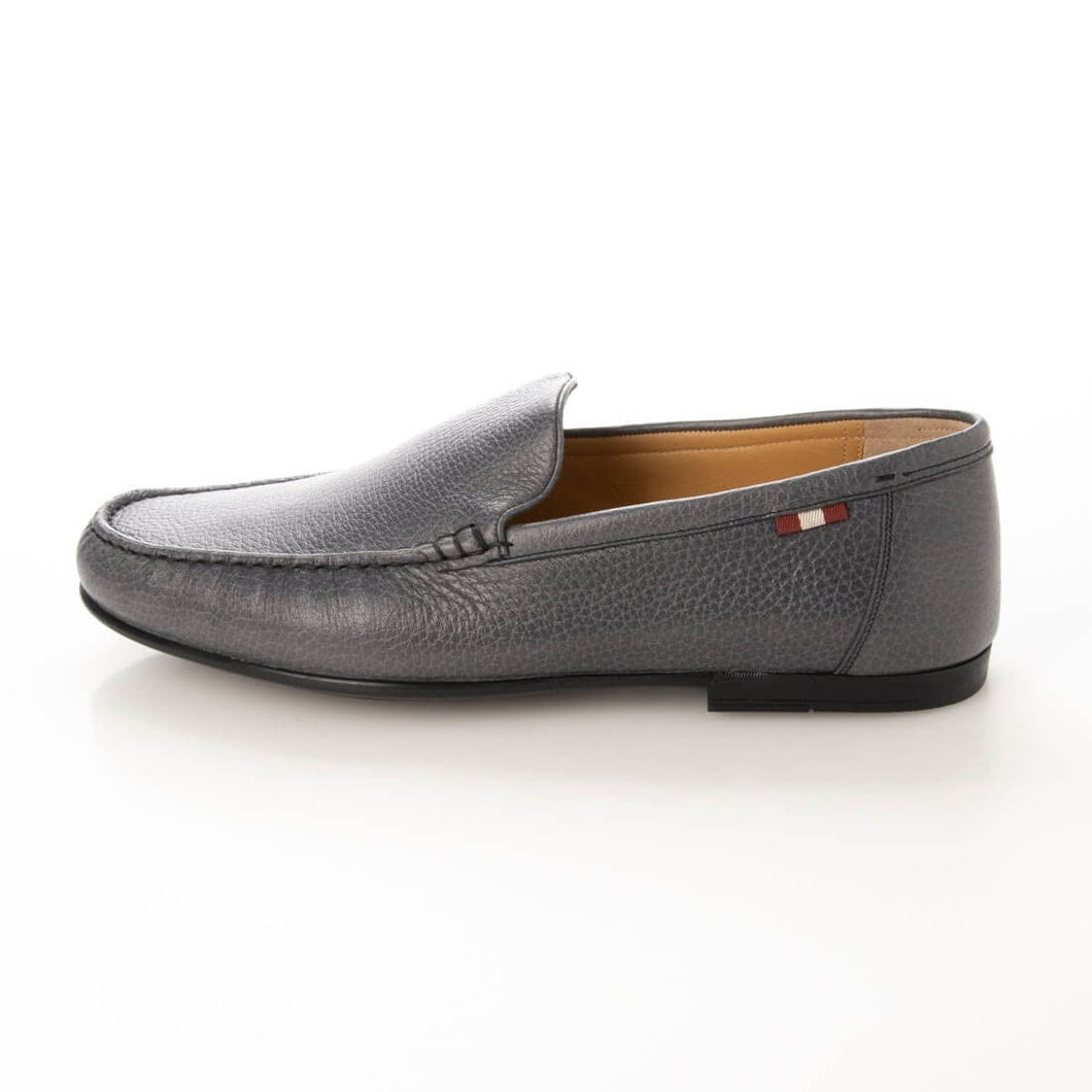 NEW Bally Craxon Men's 6231424 Grey Leather Loafers US 6 MSRP $560