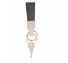Load image into Gallery viewer, NEW Bally Gohly Men&#39;s 6232001 Grey Leather Key Holder MSRP $185
