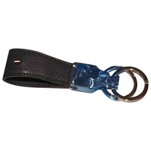 Load image into Gallery viewer, NEW Bally Gohly Men&#39;s 6232001 Grey Leather Key Holder MSRP $185
