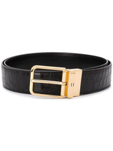 Load image into Gallery viewer, NEW Bally Arkin Men&#39;s 6232241 Black Leather 110cm Belt MSRP $375
