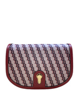 Load image into Gallery viewer, NEW Bally Clayn Women&#39;s 6232448 Red Monogram Print Minibag MSRP $640
