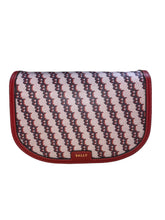Load image into Gallery viewer, NEW Bally Clayn Women&#39;s 6232448 Red Monogram Print Minibag MSRP $640
