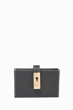 Load image into Gallery viewer, NEW Bally Alil Women&#39;s 6232773 Black Business Card Holder Wallet MSRP $360
