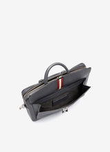 Load image into Gallery viewer, NEW Bally Gherman Men&#39;s 6231773 Grey Leather Business Bag MSRP $1670
