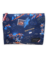 Load image into Gallery viewer, NEW Bally Fholler Men&#39;s 6231788 Blue Nylon Clutch Bag MSRP $425
