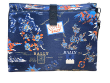 Load image into Gallery viewer, NEW Bally Fholler Men&#39;s 6231788 Blue Nylon Clutch Bag MSRP $425
