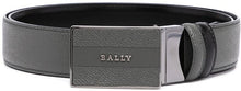 Load image into Gallery viewer, NEW Bally Oliver Men&#39;s 6232311 Grey Leather 110cm Belt MSRP $395
